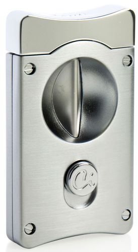 Caseti Wedge V Cigar Cutter - Satin Chrome