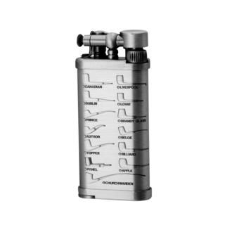 Corona Old Boy Pewter With Classic Pipe Shapes Pipe Lighter