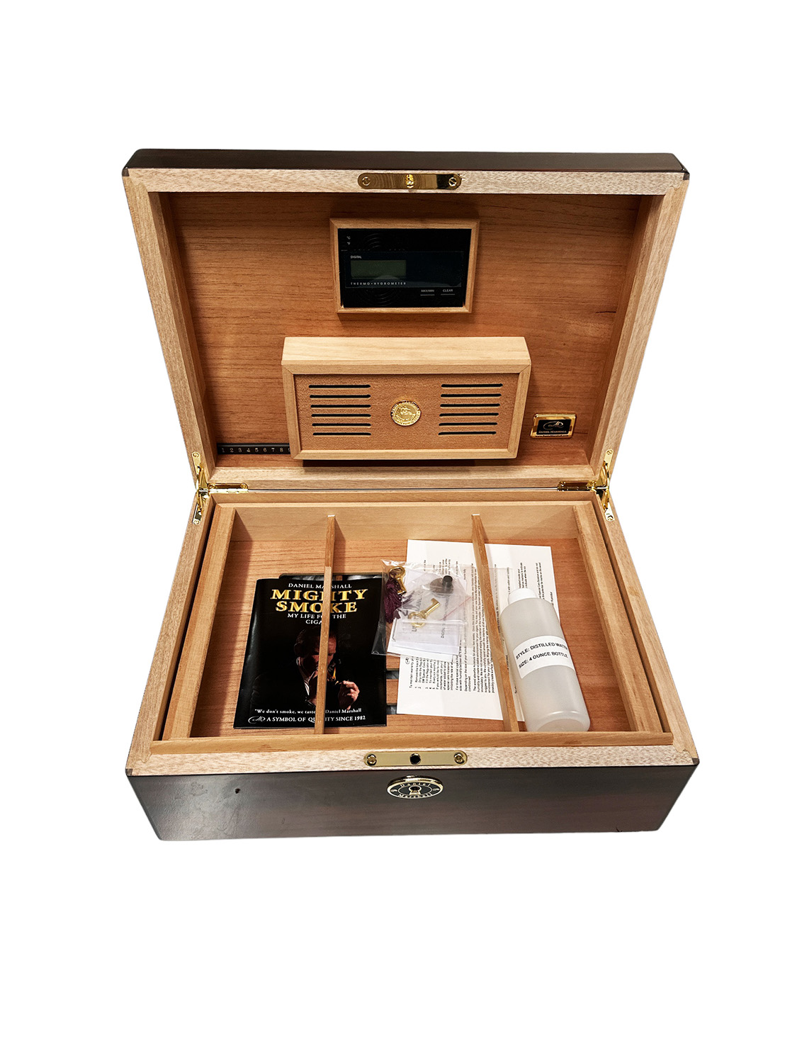 Daniel Marshall Ebony Humidor 125 Cigars