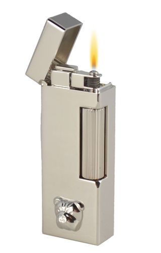 Dunhill Rollagas Bulldog Facet Palladium Cigar Lighter