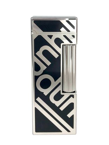 Dunhill Rollagas Canvas Palladium Plated- Black