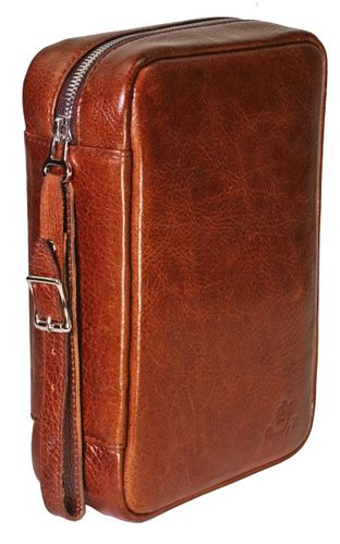 Havan Traveler Antique Saddle Pack - Brown Leather