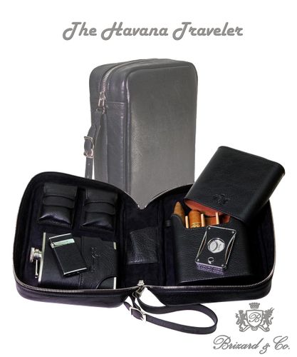 Havana Traveler Pack Dakota Black Leather