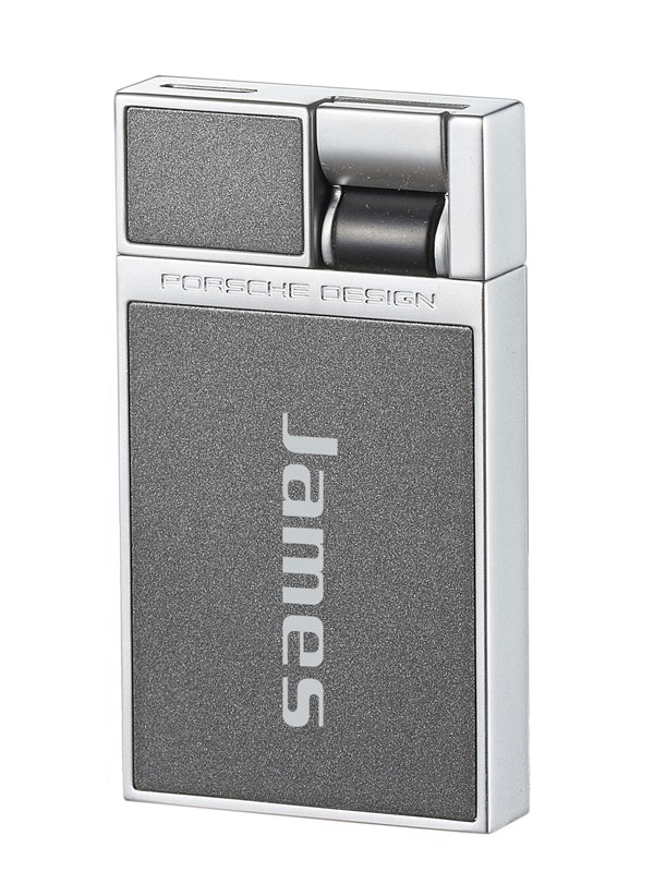 Porsche Design Heber Flat Torch Flame Lighter Grey