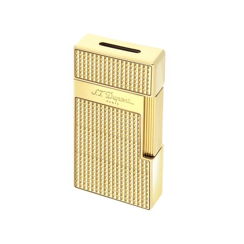 S.T. Dupont Big D Diamond Head Gold Torch Lighter