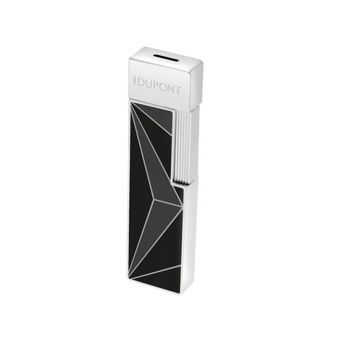 S.T. Dupont Fire X Black and Chrome Twiggy Lighter