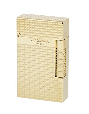 S.T. Dupont Le Grand Cling Diamond Head Yellow Gold Cigar Lighter