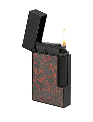 S.T. Dupont Ligne 2 Carbon Fiery Lava Lighter 