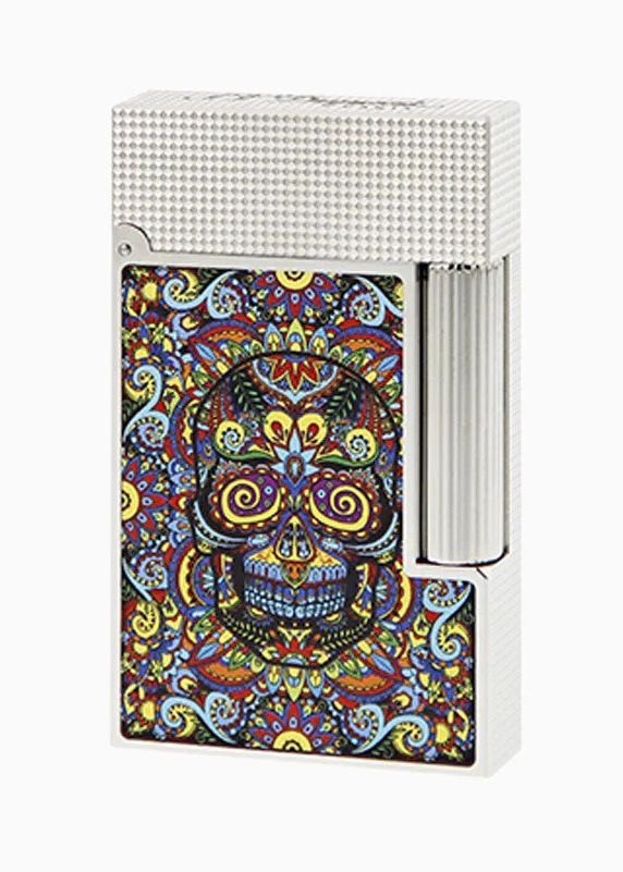 S.T. Dupont Ligne 2 Skull Flint Lighter