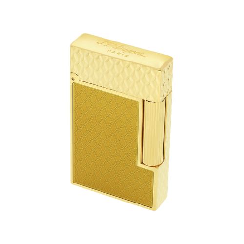 S.T. Dupont Line 2 Guilloche Dragon Scales Gold Lighter