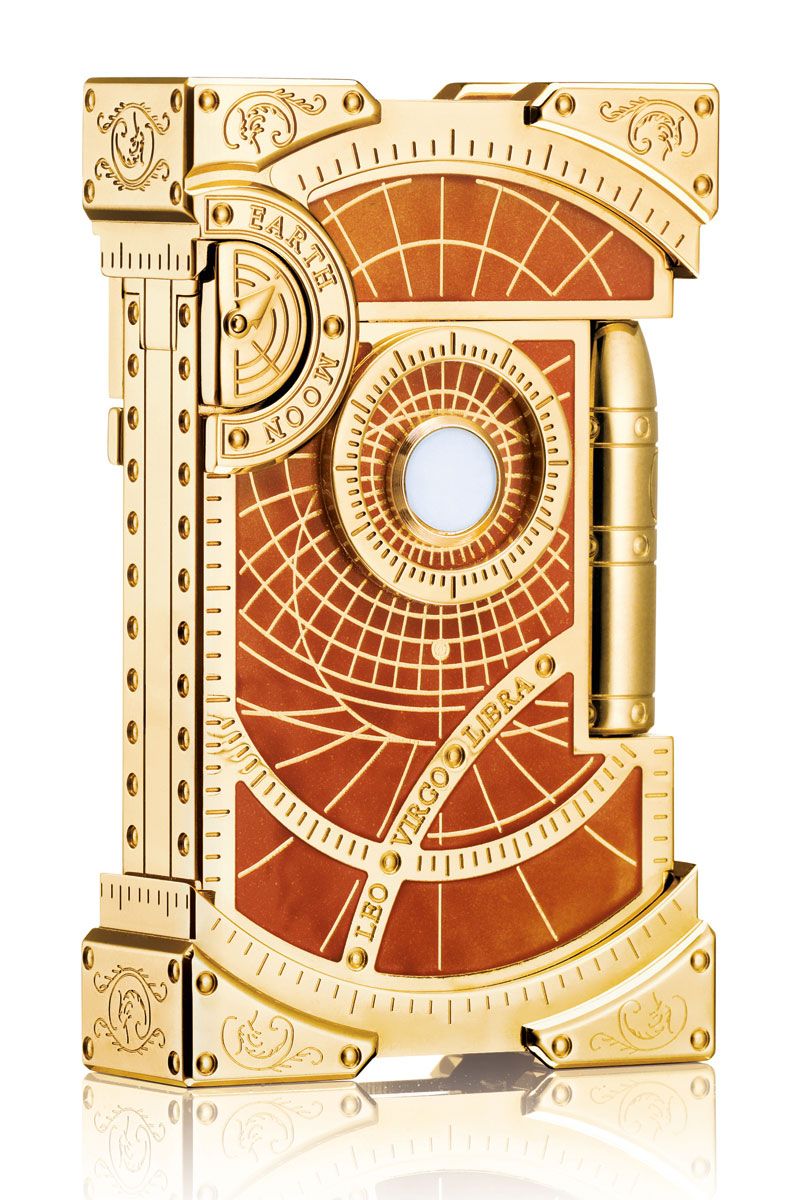 S.T.Dupont Shoot The Moon Prestige Brown Lacquer/Gold Tone Finish Line