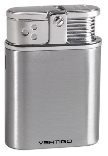 Vertigo Stealth Table Lighter - Brushed Chrome