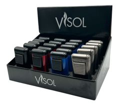 Visol Antero 4 Colors Retail Prepack - 20 Cigar Lighters Visol Antero 4 Colors Retail Prepack - 20 Cigar Lighters