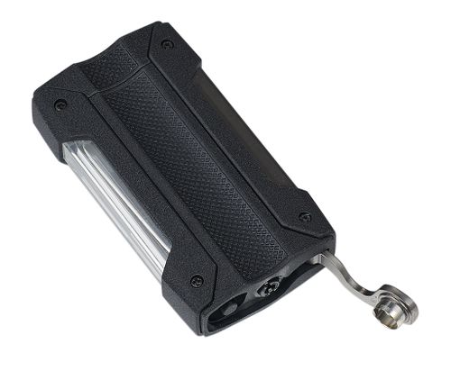 Visol Axel Single Torch Flame Cigar Lighter - Black