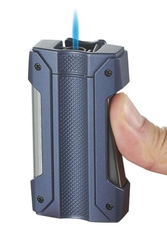 Visol Axel Single Torch Flame Cigar Lighter - Blue
