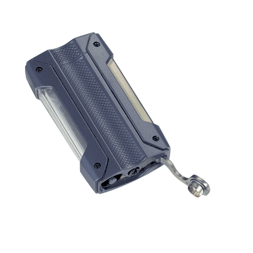 Visol Axel Single Torch Flame Cigar Lighter - Blue