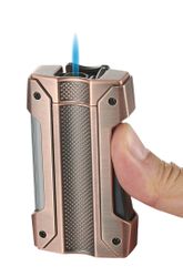 Visol Axel Single Torch Flame Cigar Lighter - Bronze