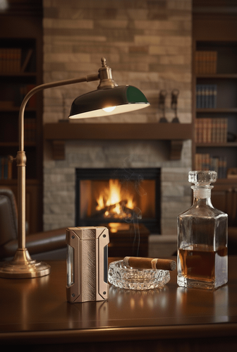 Visol Axel Single Torch Flame Cigar Lighter - Bronze