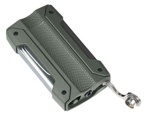 Visol Axel Single Torch Flame Cigar Lighter - Green