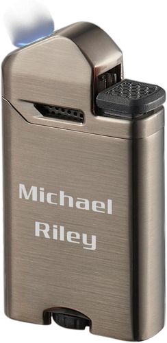 Visol Axis Flat Flame Torch Butane Lighter - Gunmetal