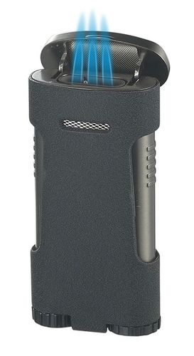 Visol Blaze Triple Torch Flame Cigar Lighter - Black