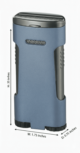Visol Blaze Triple Torch Flame Cigar Lighter - Blue