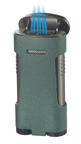 Visol Blaze Triple Torch Flame Cigar Lighter - Green