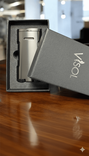 Visol Blaze Triple Torch Flame Cigar Lighter - Gunmetal