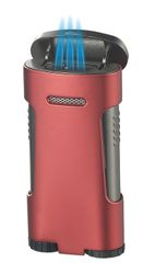 Visol Blaze Triple Torch Flame Cigar Lighter - Red
