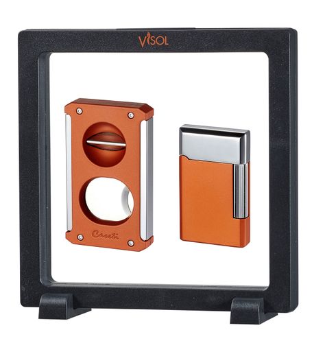 Visol Burnt Orange Trident & Pyxis Floating Gift Set