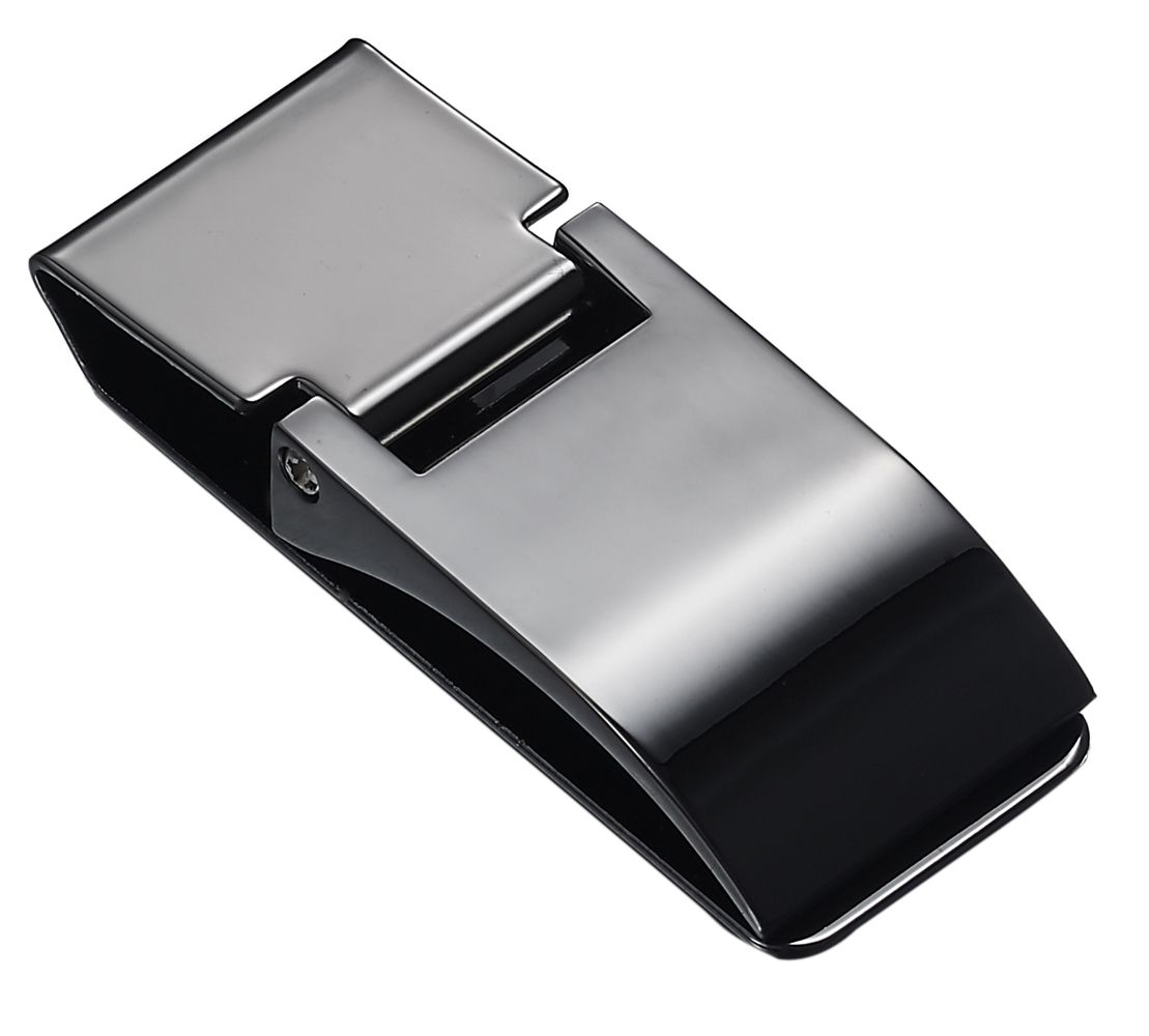 Visol Calvin Gunmetal Hinged Money Clip