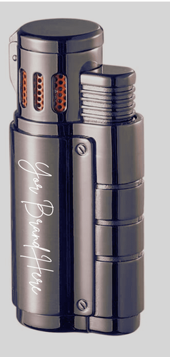 Visol Champ Triple Torch Retail Prepack - 20 Cigar Lighters