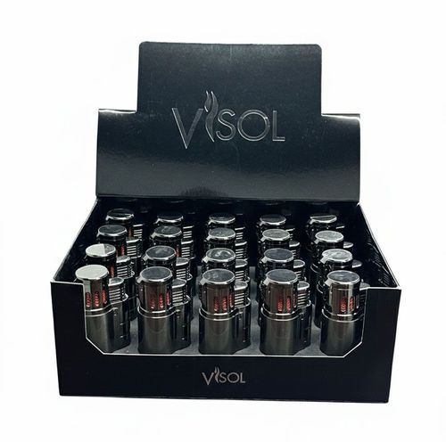 Visol Champ Triple Torch Retail Prepack - 20 Cigar Lighters