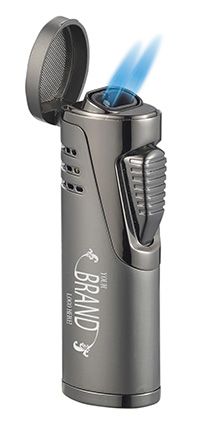 Visol Cradle Double Jet Torch Flame Retail Prepack - 20 Cigar Lighters