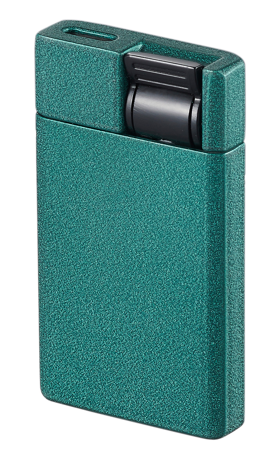 Visol Flatso Flat Flame Torch Lighter Forest Green
