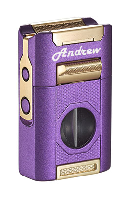 Visol Joplin Quad Torch Flame Lighter - Purple