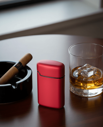 Visol Koala Triple Torch Cigar Lighter - Red