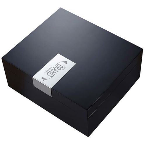 Visol Marcus Black Matte Cigar Humidor - Holds 50 Cigars