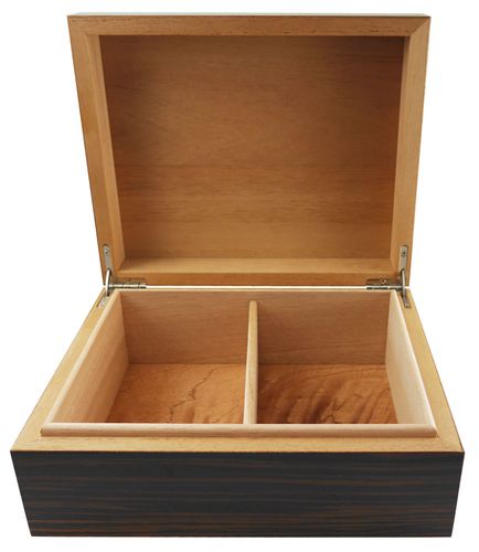 Visol Monteccino Ebony Veneer Desktop Humidor - Up to 25 Cigars