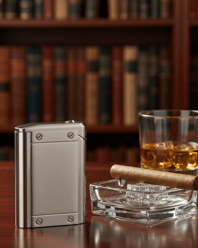 Visol Olympus Triple Torch Flame Cigar Lighter - Gunmetal Visol Olympus Triple Torch Flame Cigar Lighter - Gunmetal