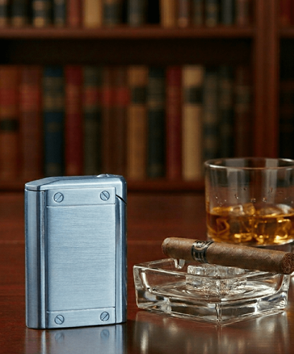 Visol Olympus Triple Torch Flame Cigar Lighter - Silver