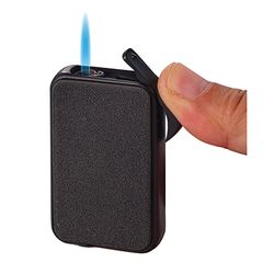 Visol Prague Single Torch Flame Cigar Lighter - Black Visol Prague Single Torch Flame Cigar Lighter - Black