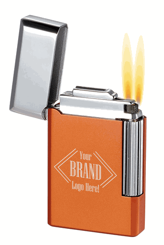 Visol Pyxis Burnt Orange Flint Lighter Visol Pyxis Burnt Orange Flint Lighter