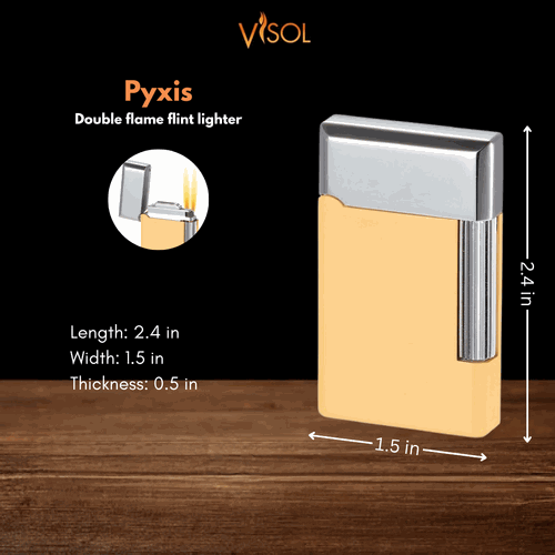 Visol Pyxis Yellow Flint Lighter Visol Pyxis Yellow Flint Lighter