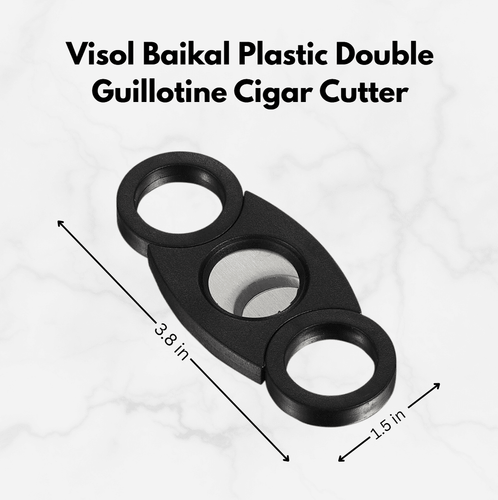 Visol Retail Package - Baikal Double Guillotine Cigar Cutter - 24 count