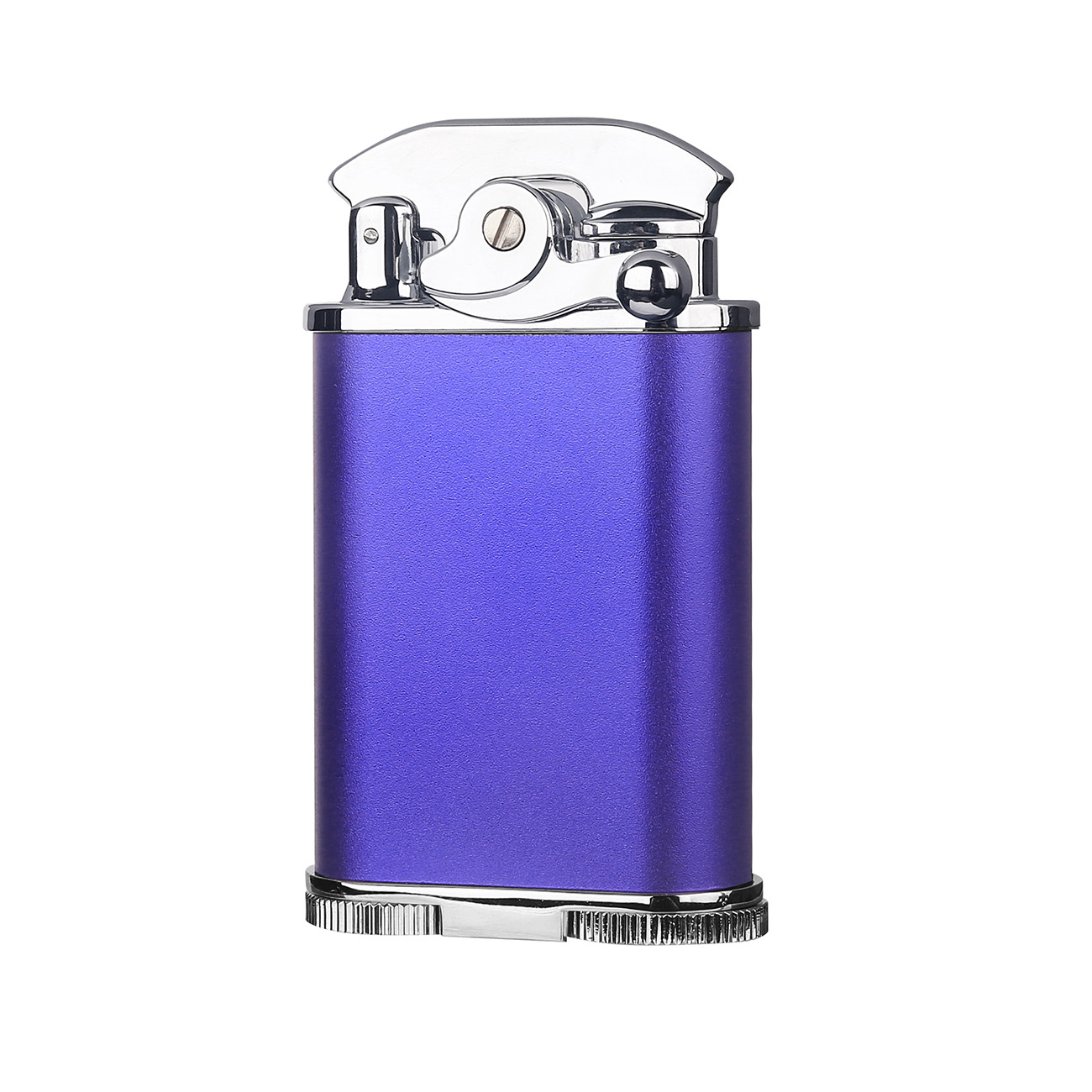 Visol Retro Triple Flame Cigar Lighter Purple & Chrome