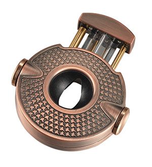 Visol Revolver Wedge V Cigar Cutter - Antique Bronze