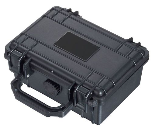 Visol Rider Hard Plastic Travel Humidor - 15 Cigars 