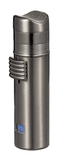 Visol Saddle Triple Torch Lighter -Gun Metal