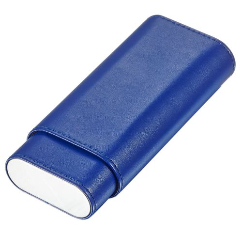 Visol Santa Fe Blue Leather Cigar Case 
